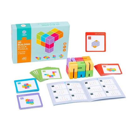 12 Piece 3D Building Block Puzzle