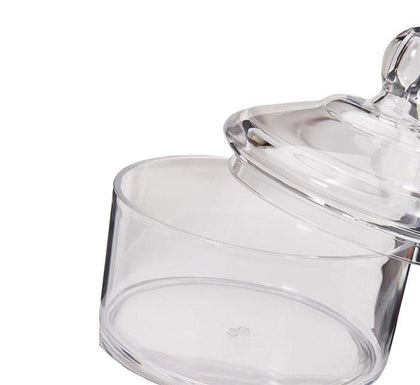Acrylic Candy Jar With Lid Clear 0.6L