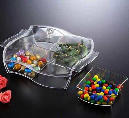 Acrylic Candy Server 4 Compartment
