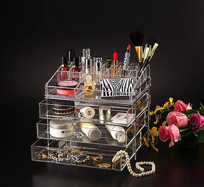 Acrylic Cosmetic And Jewelry Box
