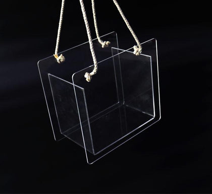 Acrylic Display Box Gift Box Square Flower Vase