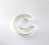 Alphabet C Letter Shaped Ceramic Appetizer Plate