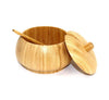 Bamboo Bowl With Lid And Spoon