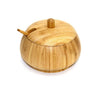 Bamboo Bowl With Lid And Spoon