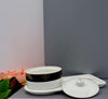 Ceramic Bowl and Tray Set