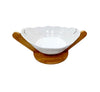 Ceramic Bowl with Bamboo Holder