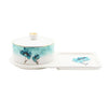 Ceramic Container With Lid And Tray