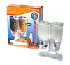 Cereal Dispenser Double Storage Dry Food Container