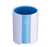 Deli Sturdy Pen Holder White/Blue
