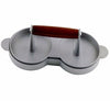 Double Press Hamburger And Patties Maker Silver 28cm