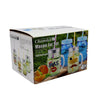 Mason Jar Set With Cover Blue