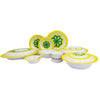 Melamine Dinner Set of 70 Pieces Green