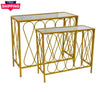 Metal Coffee Garden Table Top Mirror