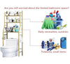 Metal Towel Storage Rack Toilet Shower Shelf