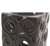 Orchid Ceramic Incense Oil Burner Black