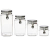 Orchid Square Food Canister Clear 1.2L