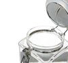 Orchid Square Food Canister Clear 1.2L