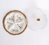 Orchid Wave Serving Platter With Cover