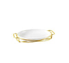 Oval Plate With Stand
