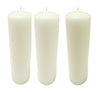 Pillar 3-Piece White Candle Set
