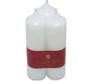 Pillar 3-Piece White Candle Set