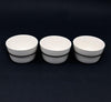Porcelain 3 Round Bowl With Metal Stand