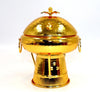 Premium Golden Bowl With Lid