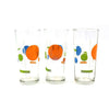 Printed Drinking Glass Set 3 Pcs