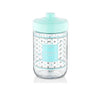 Punto Decorated Jar Light Blue