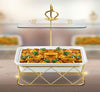 Rectangular Casserole With Warmer Rack 15 Inch