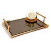 Rectangular Mirror Serving Tray Rose Gold