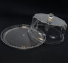 Round Acrylic Clear Cake Box With Lid/ Cover