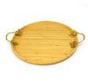Round Bamboo Tray