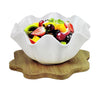 Salad Bowl With Bamboo Base