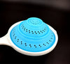 Silicon Collapsed Colander/ Strainer With Plastic Handle