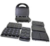 Sonashi 7 In 1 Multi-Snack Maker, SSM-862, Black