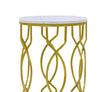 Stainless Steel Leg Base Coffee Table Golden Table