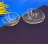 Transparent Glass Salad Bowl