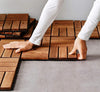 Wood Floor Decking and Patio Interlocking Tile